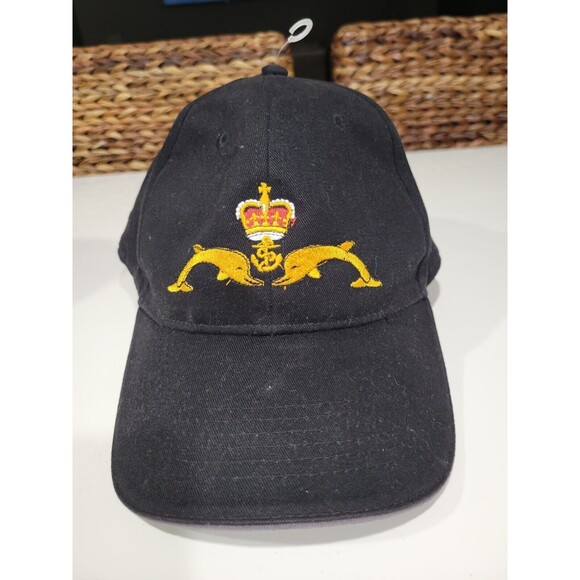 HM Submarines Dolphins Embroidered Baseball cap with Dolphins submariners badge. - Picture 1 of 6